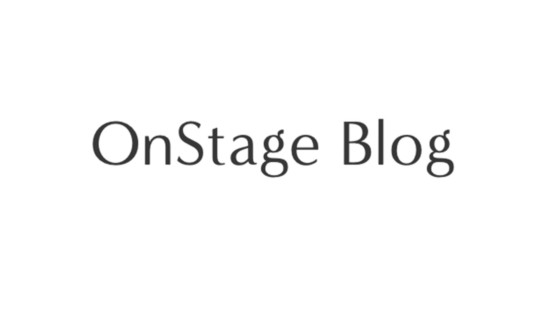 OnStage Blog